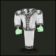 A model of the Cog Waiter Suit from Bossbot HQ.
