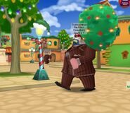 A Corporate Raider invasion, while in Toontown Central on Christmas