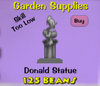 Donald Statue - 125 beans