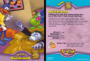 Quicksand Trading card