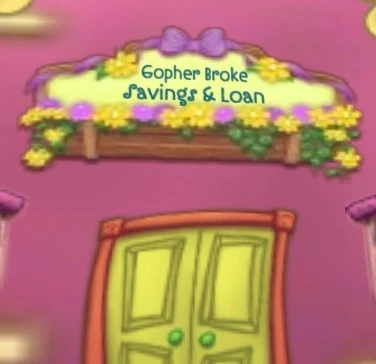 Gopher Broke Savings & Loan | Toontown Wiki | Fandom