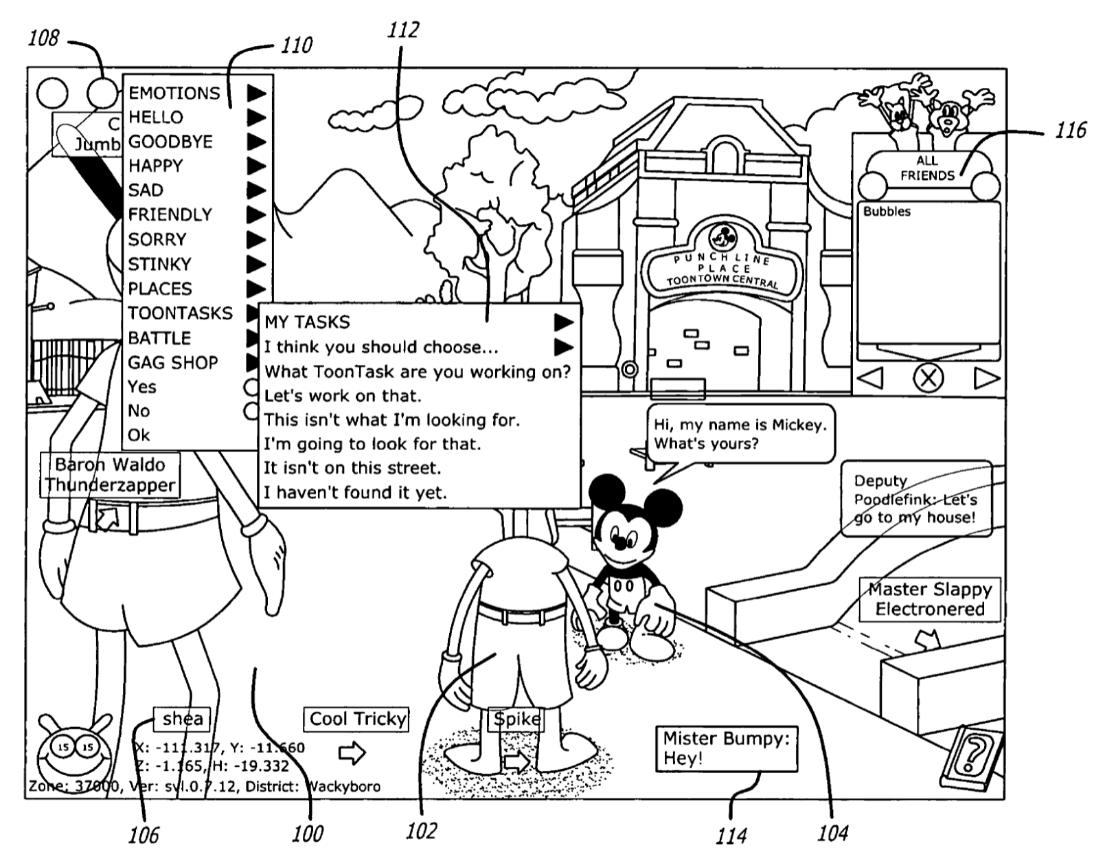 toontown coloring pages