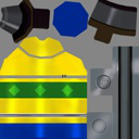 Scuba tank backpack texture
