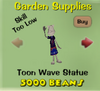 Toon Wave Statue - 5000 Beans