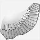 White wings texture
