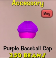 Purple Baseball Cap in Clarabelle's Cattlelog.