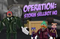 Lord Lowden Clear and the Resistance Rangers during Operation: Storm Sellbot Headquarters.