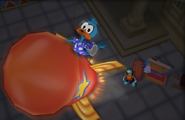 The silliness of Flippy's fireworks accidentally hitting McQuack made Flippy's campaign stand jump into action in animation