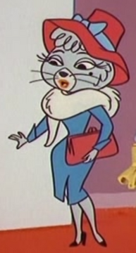 Miss Lola Glamour the Hollywood Siren Gray Cat, Top Cat Wikia