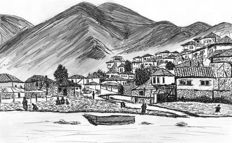 Махачкала рисунок Foto-Gadanie.ru
