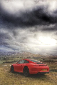 An image cameraman Iain May shot while shooting Top Gear on the 5th of March, 2015.