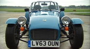 Caterham 160 on the front view prior to test.