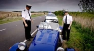 Stig got caught by the police.