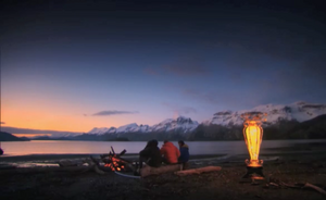 The team enjoy the scenery in Tierra del Fuego