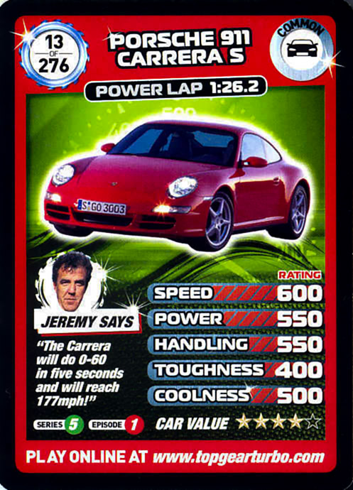 Turbo Challenge Card 13, Top Gear Wiki
