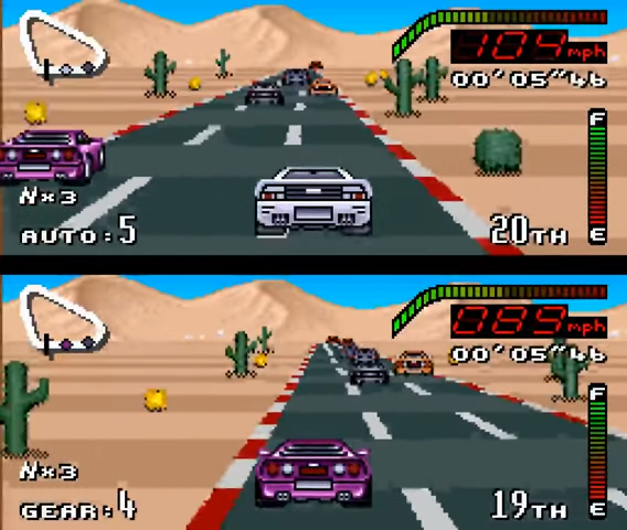 TOP Gear Formula 1 no Super Nintendo 