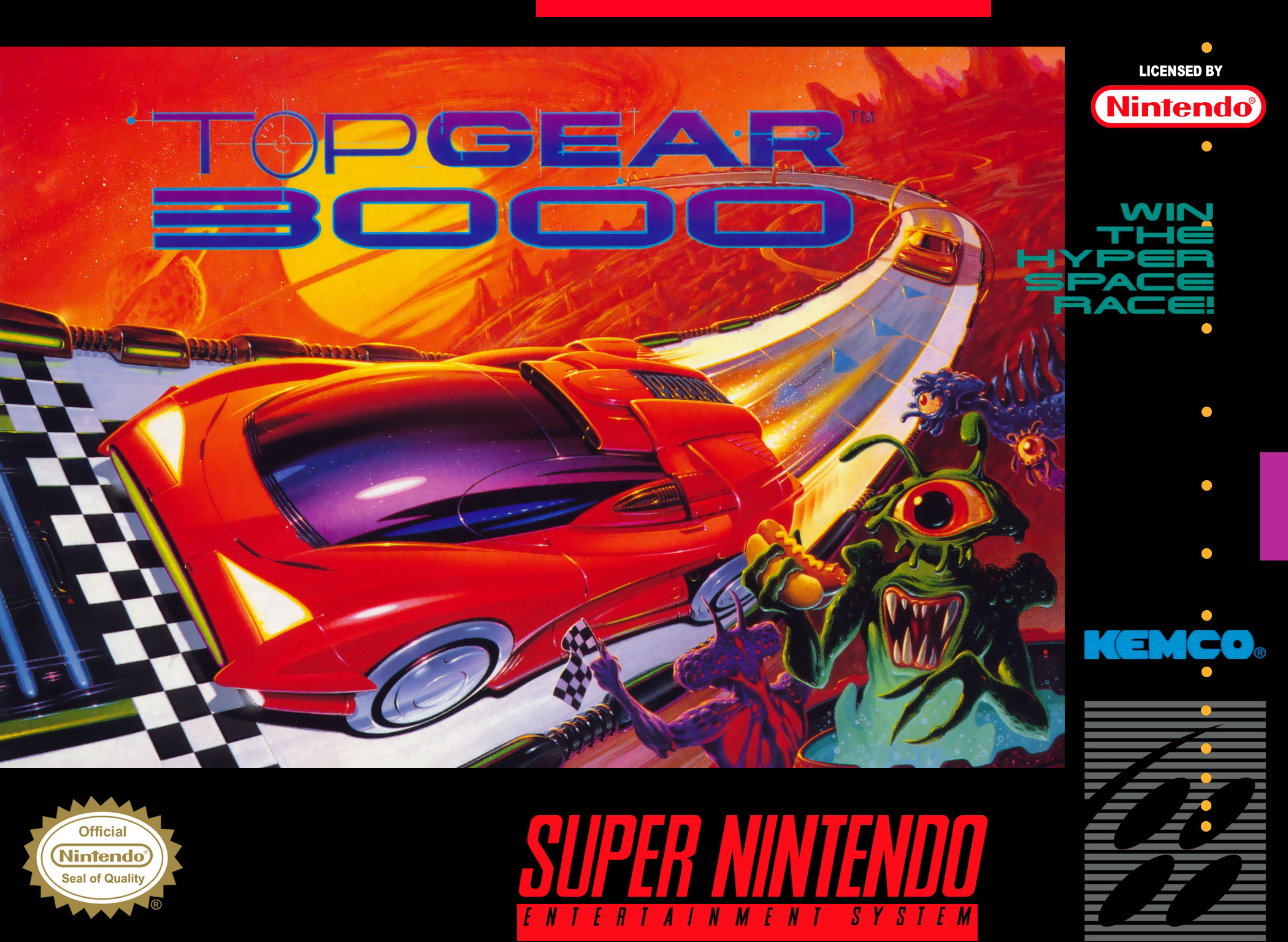 Jogo Top Gear - Super Nintendo - Space Tech's Store