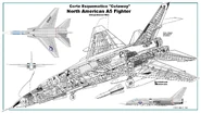 AIM-54 Phoenix used on the North American NR-349 proposal.