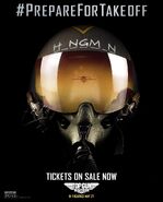 Top Gun twitter - poster - helmet - Hangman