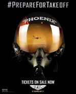 Top Gun twitter - poster - helmet - Phoenix