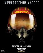 Top Gun twitter - poster - helmet - Rooster