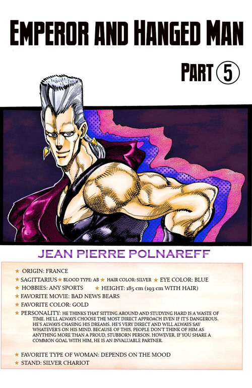 JJBA: JEAN-PIERRE POLNAREFF & SILVER CHARIOT RESPECT THREAD