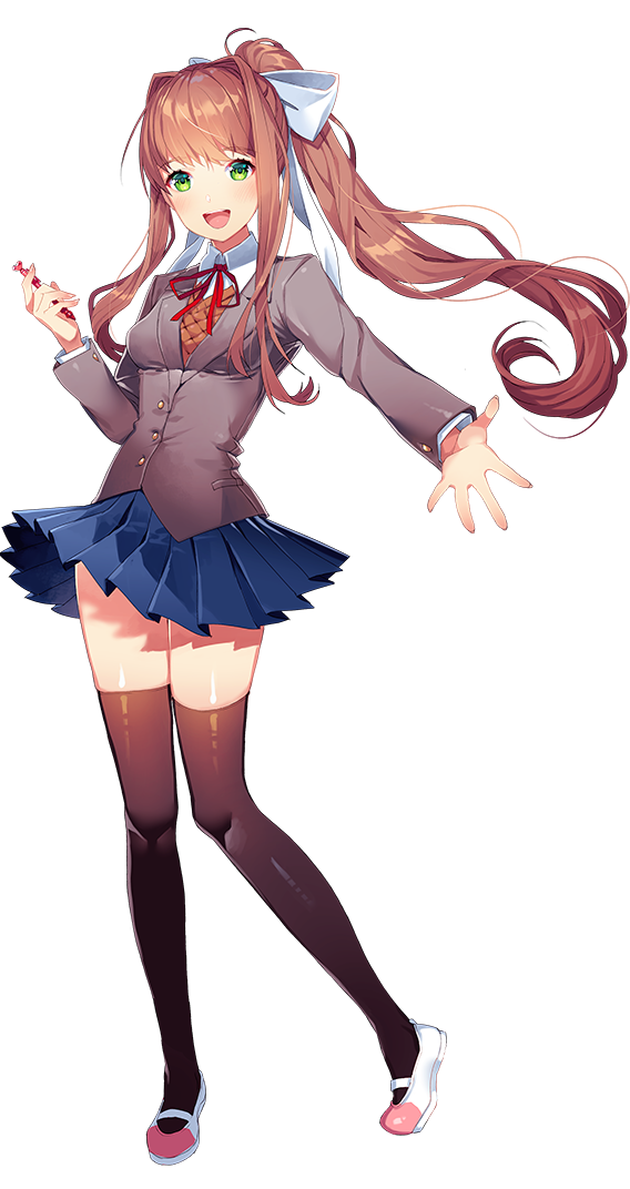 Fanart of doki doki literature club character