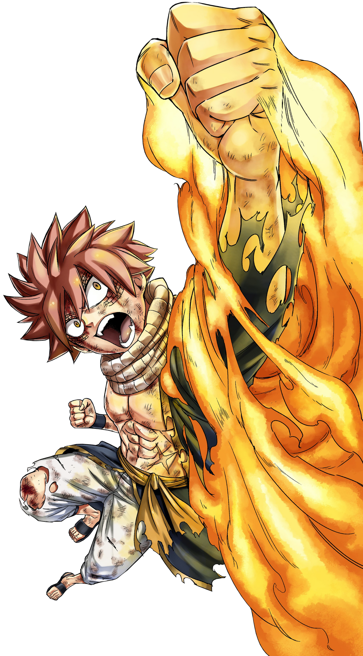 Godly Fire Dragon Force Natsu Burns Everything! That's A Mouthful