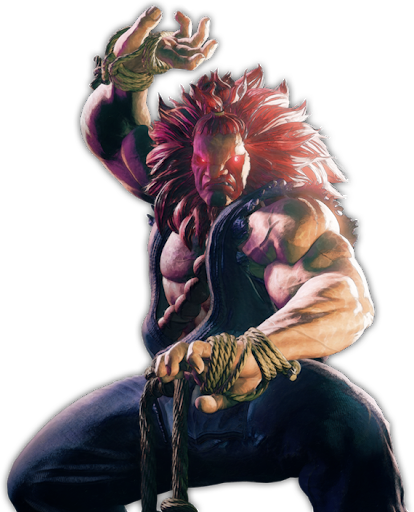 Akuma from Street Fighter - By @winglessfalcon on Itaku