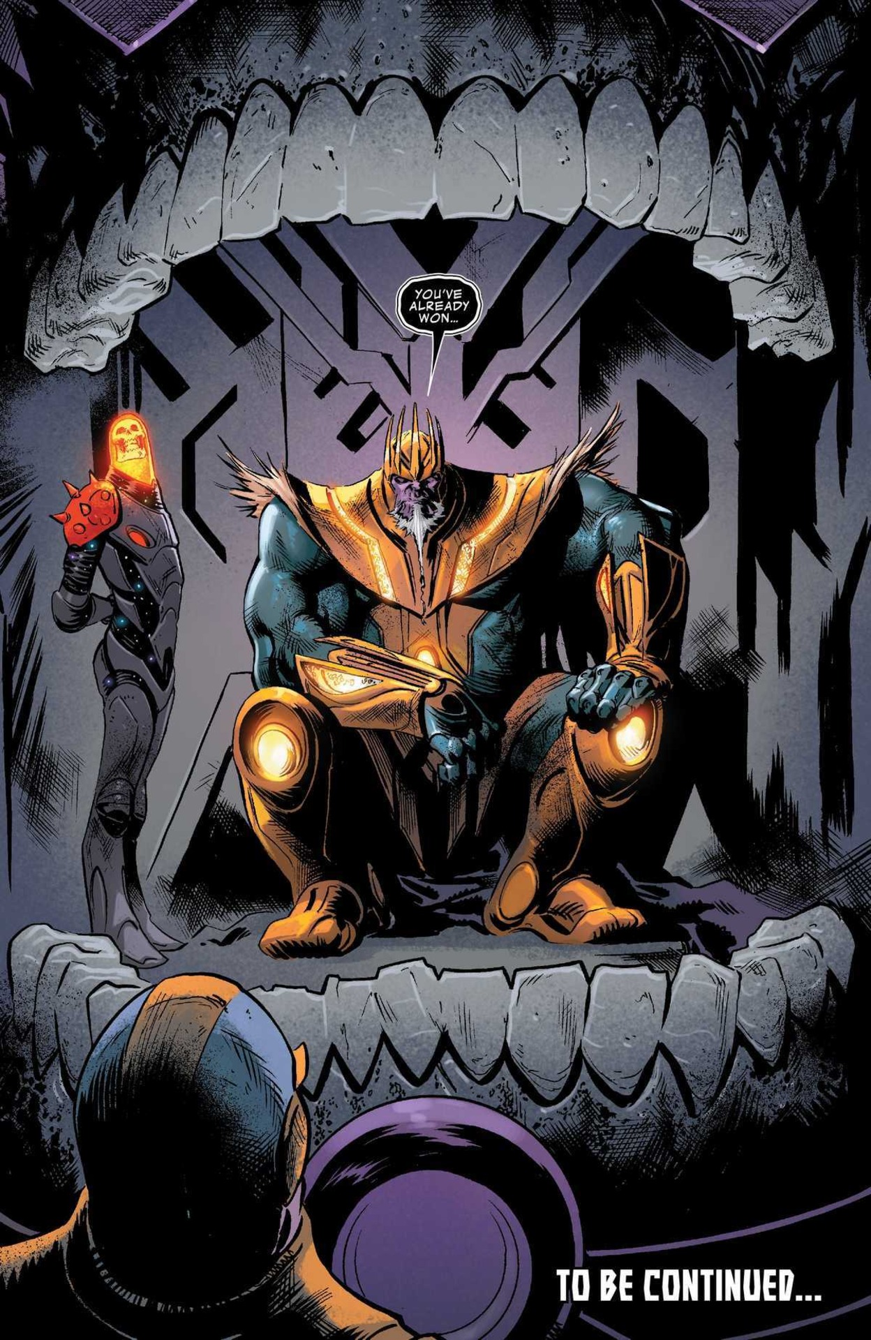 thanos vs the living tribunal