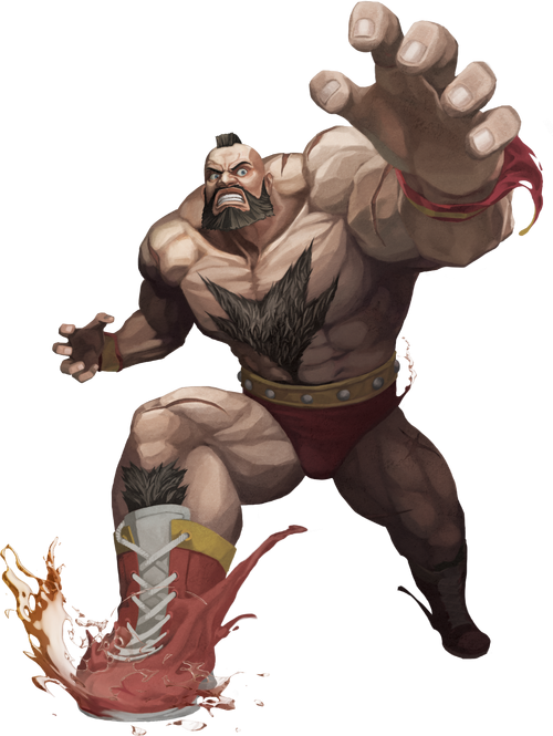 Street Fighter on X: Zangief flexes the beauty of his muscles in front of  a raging crowd in the Barmaley Steelworks stage, a steel mill known for its  blast furnace. Yes, he