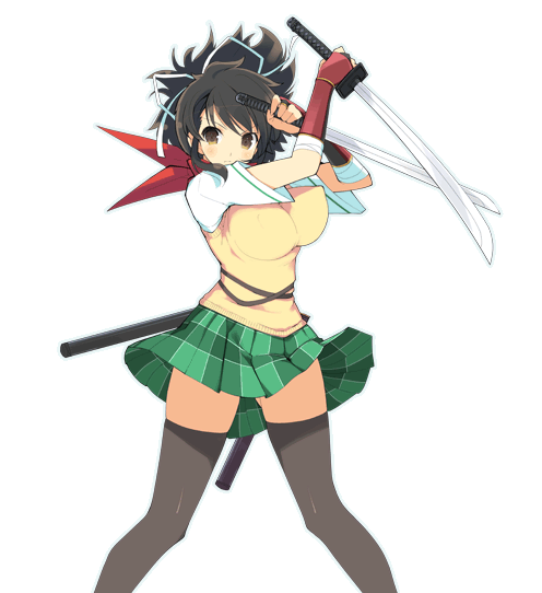 Asuka from The TV animation Senran Kagura: Ninja Flash!