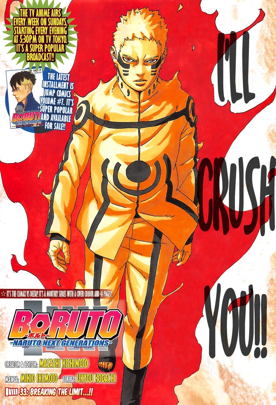 Anime suki - Uzumaki Naruto unveils most powerful nine tails form but it might cost him his own life. In the latest chapter of Boruto: Naruto Next Generations, While Naruto is trying