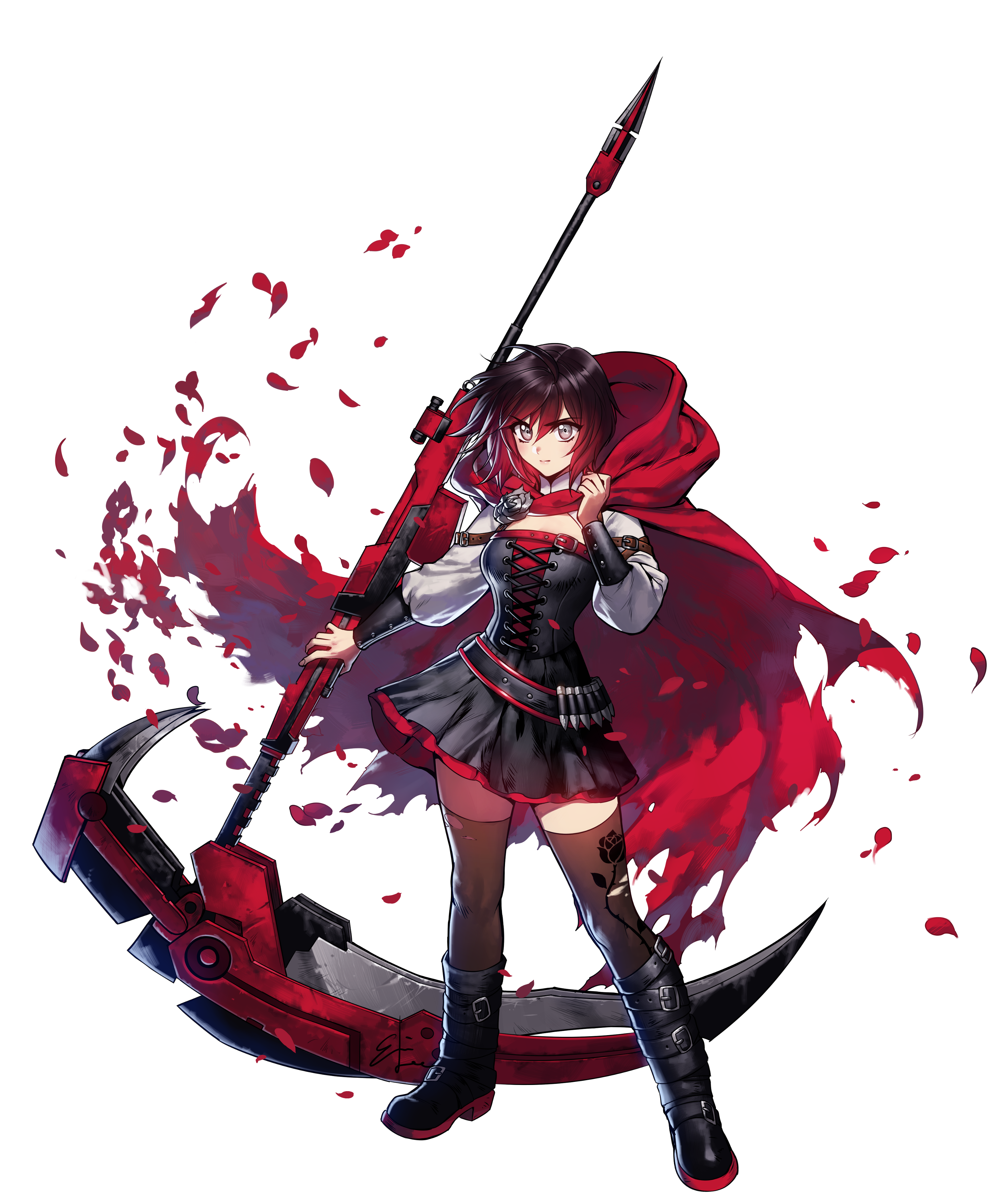 Ruby Rose Anime Style by なつ  rRWBY
