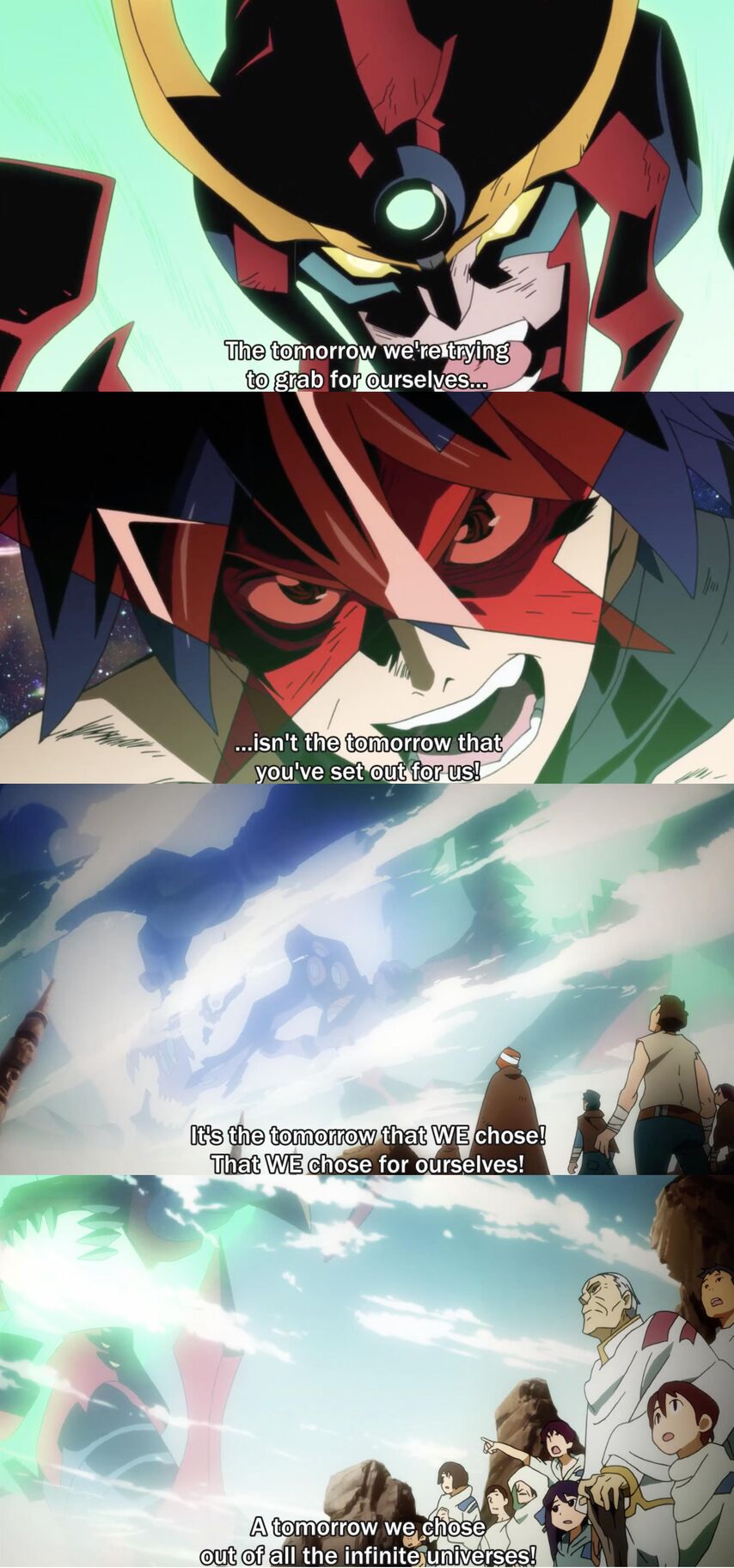 Tengen Toppa Gurren Lagann, Anti-Spiral, anime, Cosmology