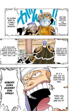 One Piece: East Blue (1-61) The Strongest Pirate Fleet! Commodore Don Krieg!  - Watch on Crunchyroll