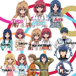 Toradora characters clearance