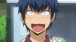 Kinokuniya USA on X: Toradora! Ryuji Takasu is frustrated at trying to  look his best as he enters his second year of high school. Despite his  gentle personality, his eyes give him