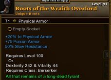 Boots of the Wraith Overlord