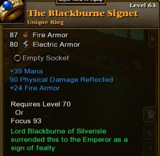 The Blackburne Signet