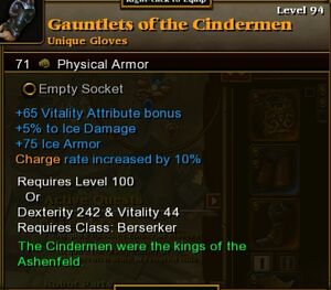 Gauntlets Cindermen