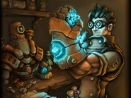The Alchemist as he appears in the intro of Torchlight