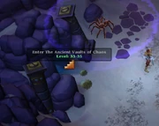 The entrance to the Vaults