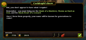Cacklespit Quest
