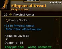 Slippers of Dread