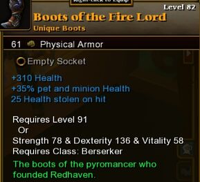 Boots of the Fire Lord