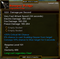 Bonepry Wedge
