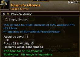 Vance's Gloves