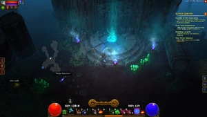 Walk on this to gain access to the last part of dungeon.