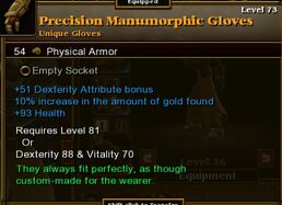 Precision Manumorphic Gloves
